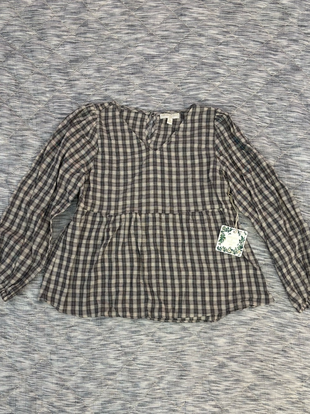 Chelsea & Violet Girls Long Sleeve Prairie Top Sz Large (14) Girls NWT -